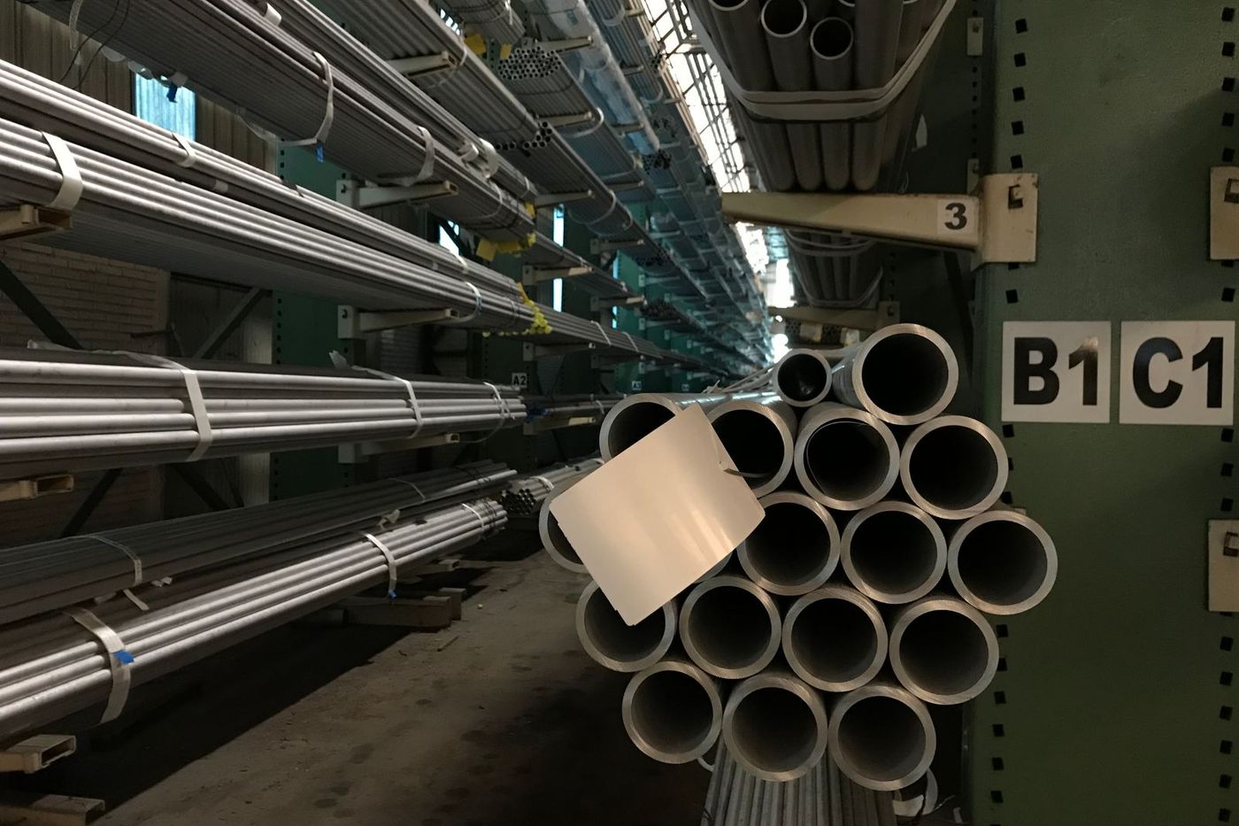 Steel pipes and tubular sections